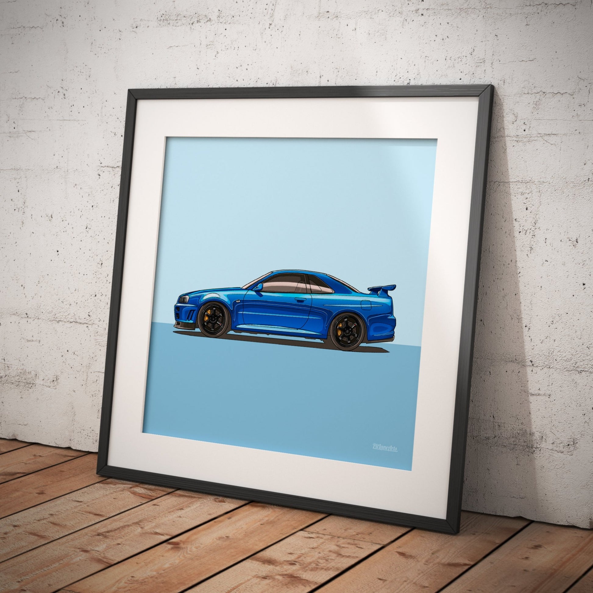 Skyline R34 print