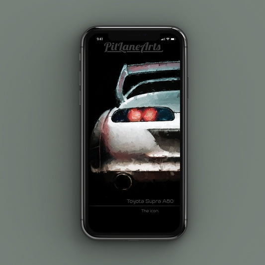 Toyota Supra A80 smartphone wallpaper